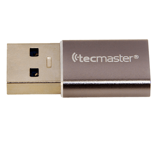 Adaptador OTG Tipo-C a USB-A-3.0 Macho Tecmaster – Aleación de Aluminio - Imagen 2