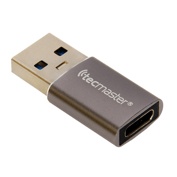 Adaptador OTG Tipo-C a USB-A-3.0 Macho Tecmaster – Aleación de Aluminio - Imagen 3
