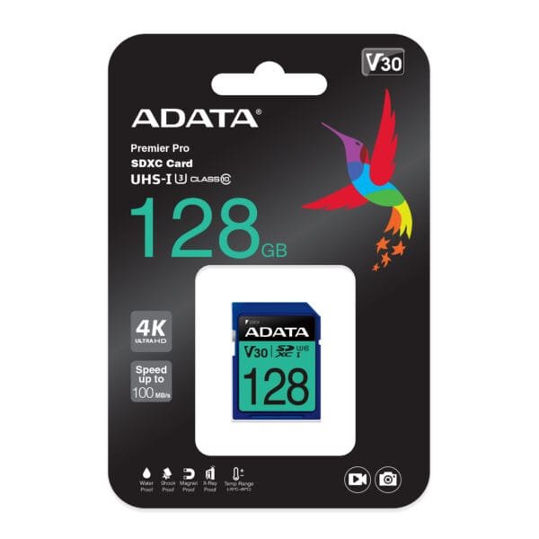 MEMORIA ADATA PREMIER PRO SDXC UHS-l U3 CLASS 10 - Imagen 2