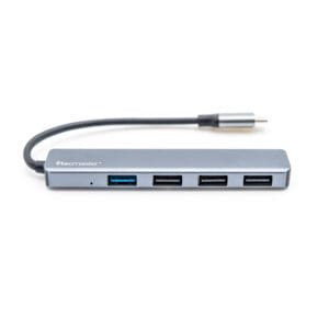Tecmaster Hub Tipo-C Con 4 Puertos USB Hi-Speed
