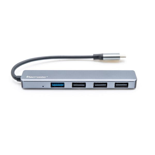 Tecmaster Hub Tipo-C Con 4 Puertos USB Hi-Speed