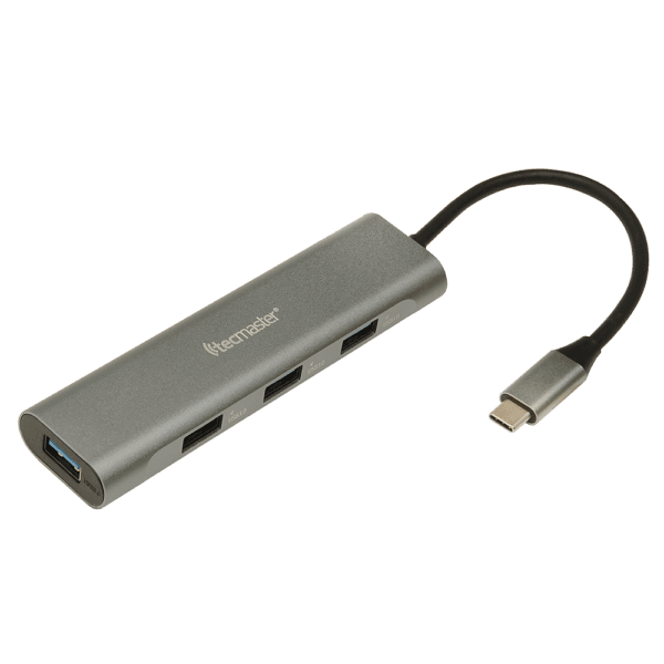 HUB TECMASTER Tipo C 3.1 - 4 PUERTOS - USB3.0 - Imagen 2