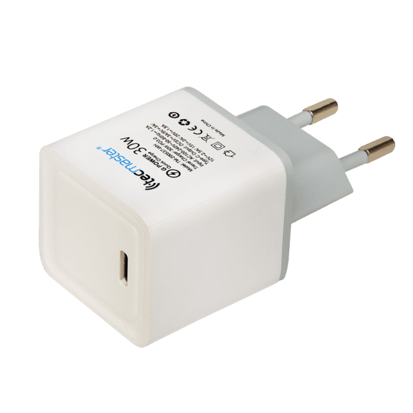 Cargador de Pared Quick Charge 30W, 1 Puerto Tipo-C -Pd3.0 - Tecmaster - Imagen 2
