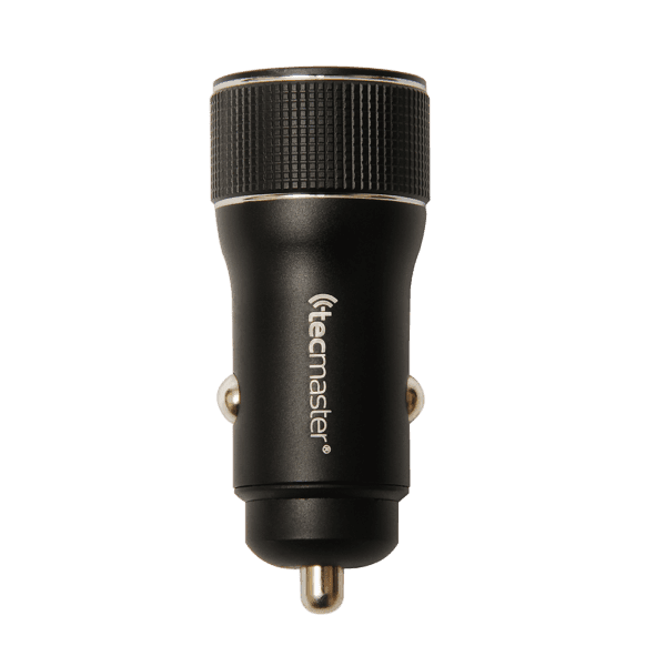 Tecmaster Car Charger-Double Quick Charge Type-C-40W Dual Pd Port – Pd3.0, Negro - Imagen 2