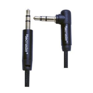 Tecmaster Cable Auxiliar 3.5 Mm en 90° de 3 Mts Negro