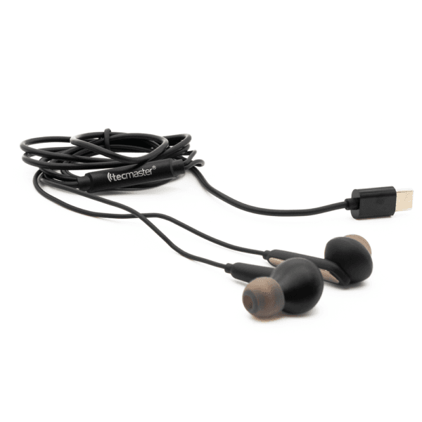 AUDÍFONOS TECMASTER HEADSET STEREO MICRÓFONO Y CONTROL LLAMADAS – CONECTOR TIPO C-1,2 mts. - Imagen 2