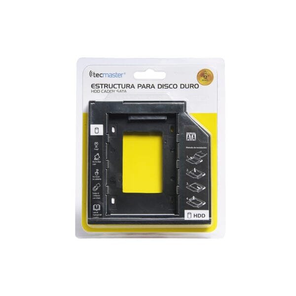 Estructura para Disco Duro Hdd Caddy Sata Tecmaster - Imagen 3