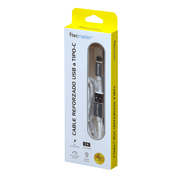 Type C Cable 1 Mts Tecmaster - Imagen 4
