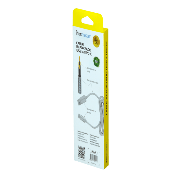 Type C Cable 1 Mts Tecmaster - Imagen 5