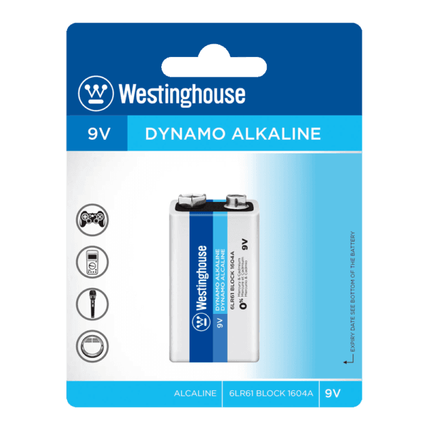 Bateria Alcalina Westinghouse 9V (Blíster de 1 Unidad) - Imagen 2