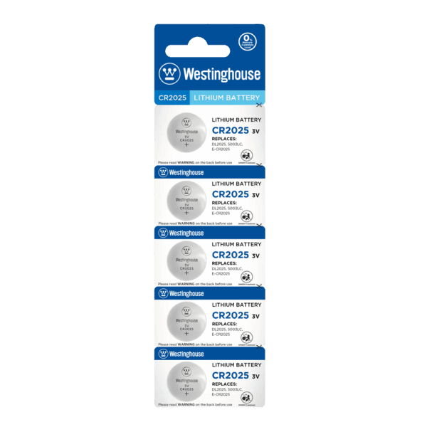 Pila de Lithium Westinghouse Cr2025 (Tira de 5 Unidades) - Imagen 2