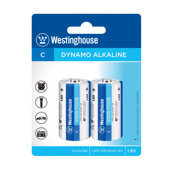 Pila Alcalina Westinghouse C-2 (Blíster de 2 Unidades) - Imagen 2