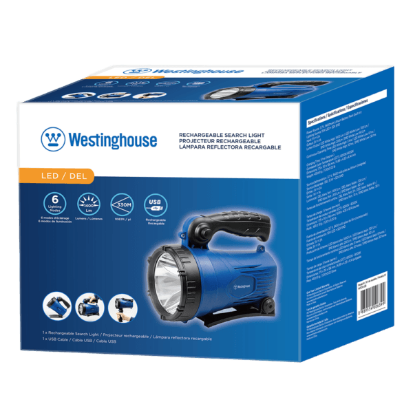 Linterna Westinghouse Farol Recargable Search Ligth de 1400 Lumen - Imagen 2