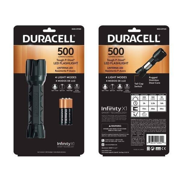 LINTERNA DURACELL PSTEEL 500 LUMEN - Imagen 7