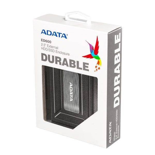 COFRE DE DISCO DURO ADATA  ED600 DE 2,5", USB 3.2 GEN 1, NEGRO - Imagen 6
