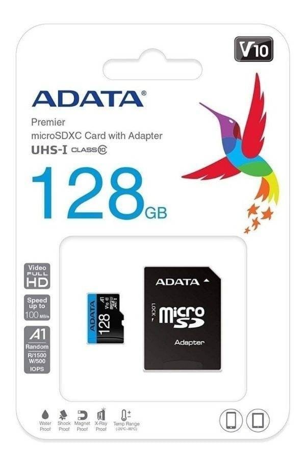 ADATA AUSDX128GUICL10-RA1 MEMORIA MICRO SDXC 128GB UHS-I-CL10 - Imagen 2