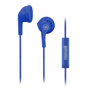 AUDIFONO MAXELL EB-MIC COLOR AZUL CON Micrófono