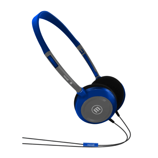 Venta de Audifono maxell headband hp c/mic blue - histore