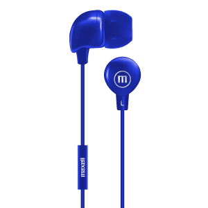 AUDIFONO MAXELL BOLSA IN-BAX color azul (Micrófono)