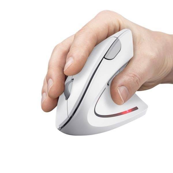 MOUSE TRUST VERTO INALÁMBRICO ERGONOMÉTRICO COLOR BLANCO - Imagen 2