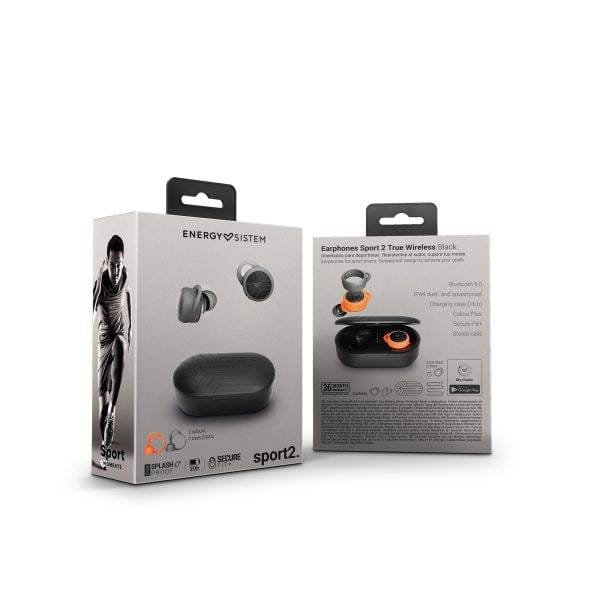 Audifonos energy earphones sport 2 true wireless black - Imagen 5