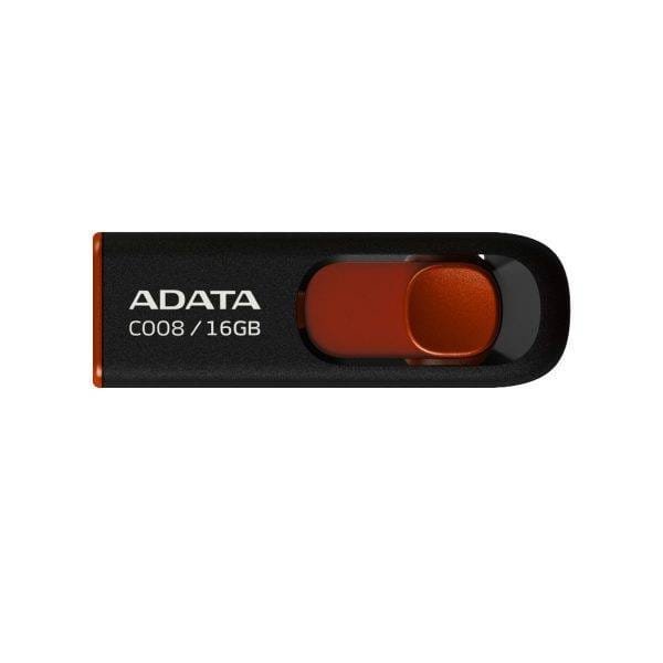 PENDRIVE ADATA DE 16G USB 2.0 COLOR NEGRO/ROJO