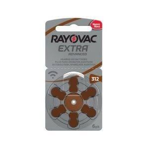 PILA AUDITIVA RAYOVAC 312 Blíster de 6 Pilas