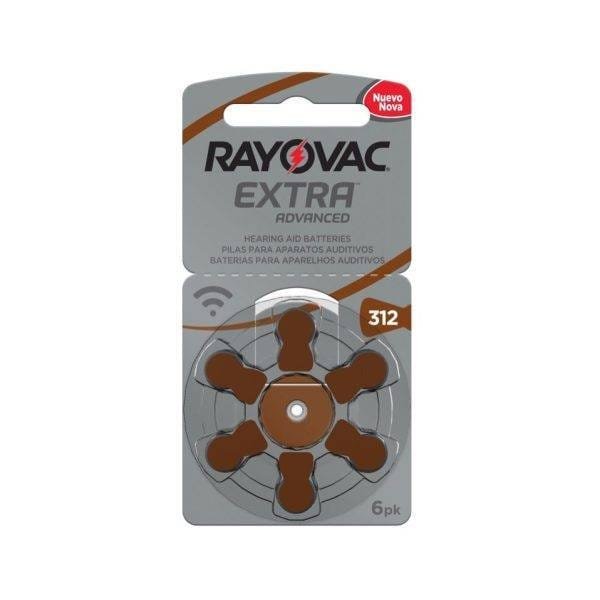 PILA AUDITIVA RAYOVAC 312 Blíster de 6 Pilas