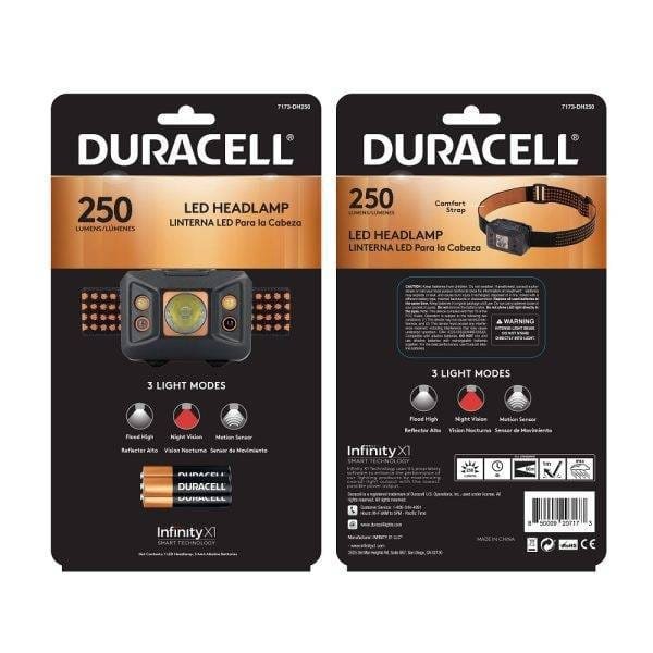 LINTERNA DURACELL MANOS LIBRES 250 LUMEN - Imagen 3