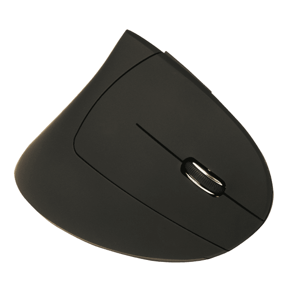 TECMASTER VERTICAL MOUSE INALÁMBRICO RECARGABLE NEGRO