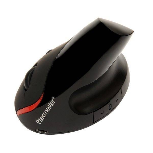 Mouse aero ergo inalámbrico recargable color negro marca tecmaster - Imagen 2