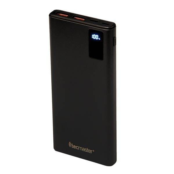 Powerbank PD Tecmaster, carcasa de aluminio, 10.000 mah