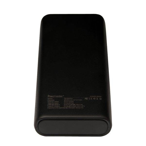 Power Bank Tecmaster de Super Carga Rápida 20.000 mAh /22.5W - Imagen 3
