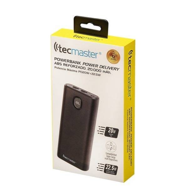 Power Bank Tecmaster de Super Carga Rápida 20.000 mAh /22.5W - Imagen 6