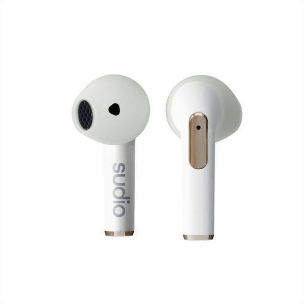 AUDÍFONOS SUDIO N2 TWS COLOR BLANCO BLUETOOTH - CON MICRÓFONOS - Imagen 2