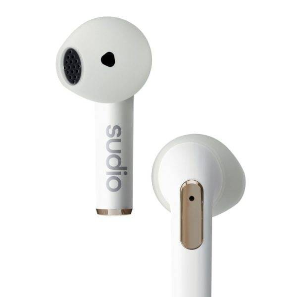 AUDÍFONOS SUDIO N2 TWS COLOR BLANCO BLUETOOTH - CON MICRÓFONOS - Imagen 5