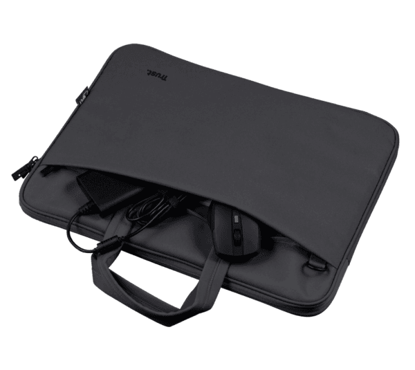 MALETÍN TRUST PARA NOTEBOOK BOLOGNA DE 16" ECO COLOR NEGRO - Imagen 3