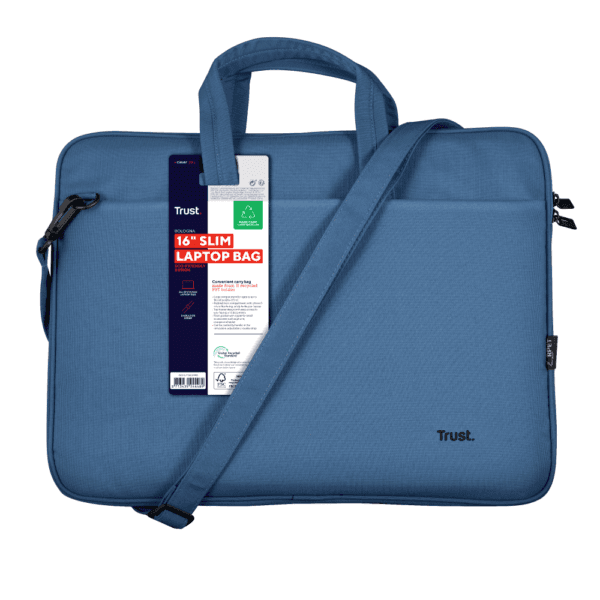 MALETÍN TRUST PARA NOTEBOOK BOLOGNA DE 16" ECO COLOR AZUL - Imagen 7