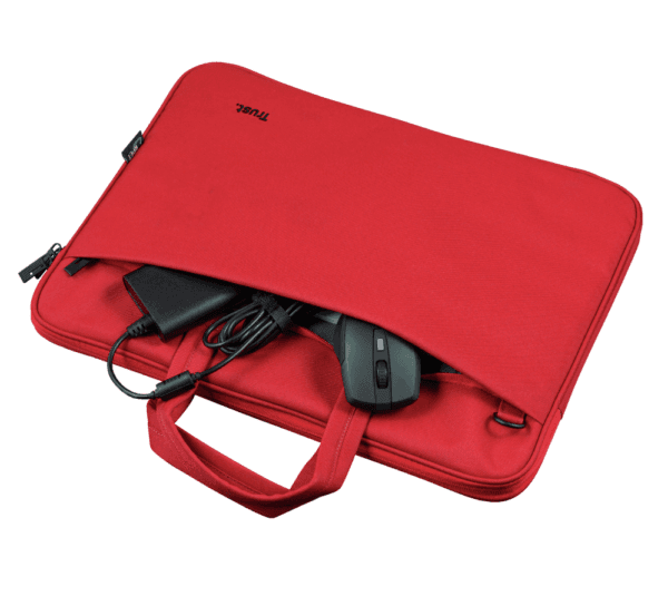 MALETÍN TRUST PARA NOTEBOOK BOLOGNA DE 16" ECO COLOR ROJO - Imagen 4