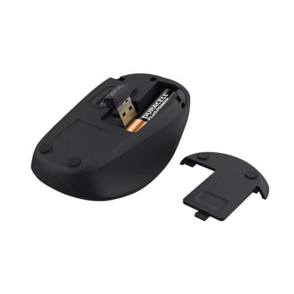 Mouse eco black inalámbrico trust yvi - Imagen 4