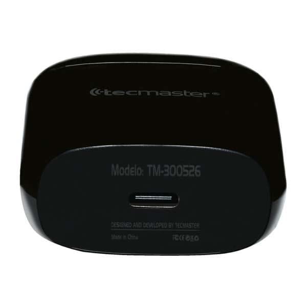 AUDÍFONO TECMASTER EARBUDS TWS – TIPO-C, BT INALÁMBRICO V5.3, HI-FI, TOUCH SMART CONTROL, COLOR NEGRO - Imagen 3