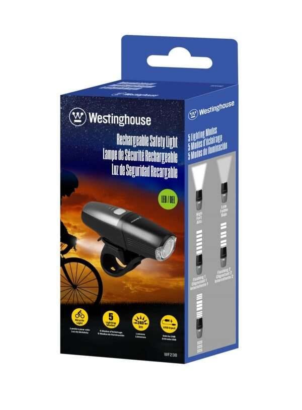 LINTERNA WESTINGHOUSE DE BICICLETA RECARGABLE 240 LUMEN - Imagen 8