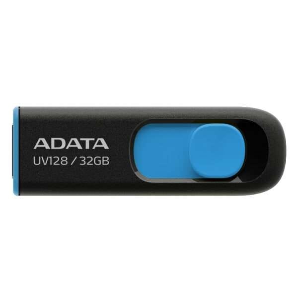 Pendrive Adata AUV128 de 32GB USB 3.2 Color Negro/azul