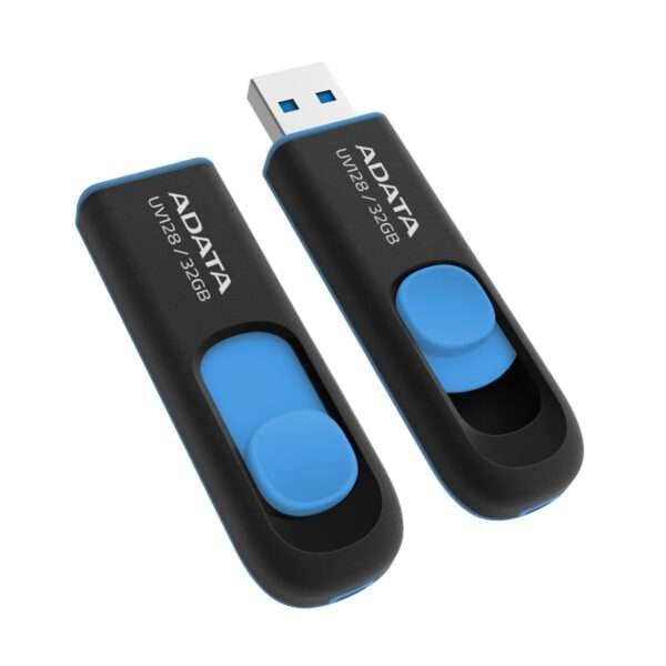 ADATA PENDRIVE AUV128 32G NEGRO/AZUL 3.2 - Imagen 2