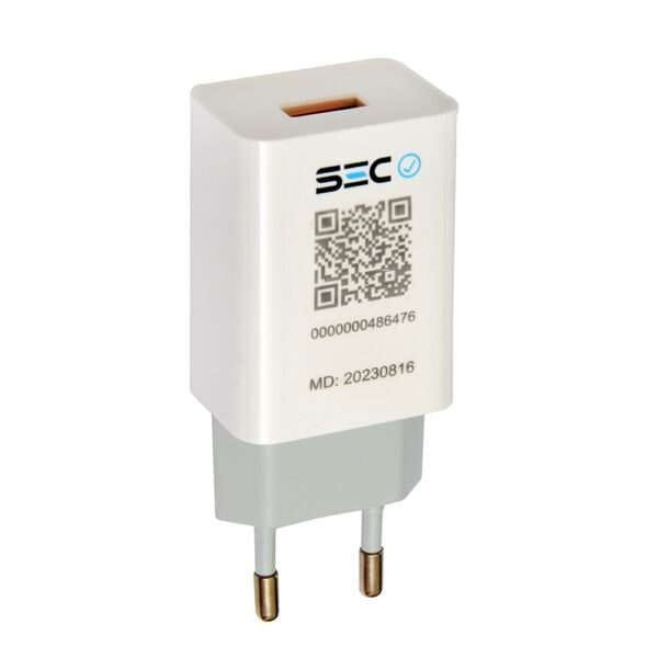 cargador de pared quick charge color blanco tecmaster - Histore 2025