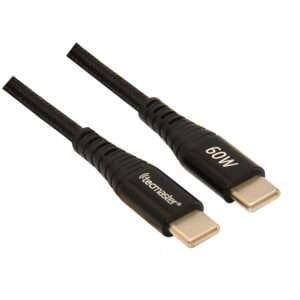 Cable extension de tipo-c a c – 60w, 2.5 mt, negro tecmaster - histore 2025