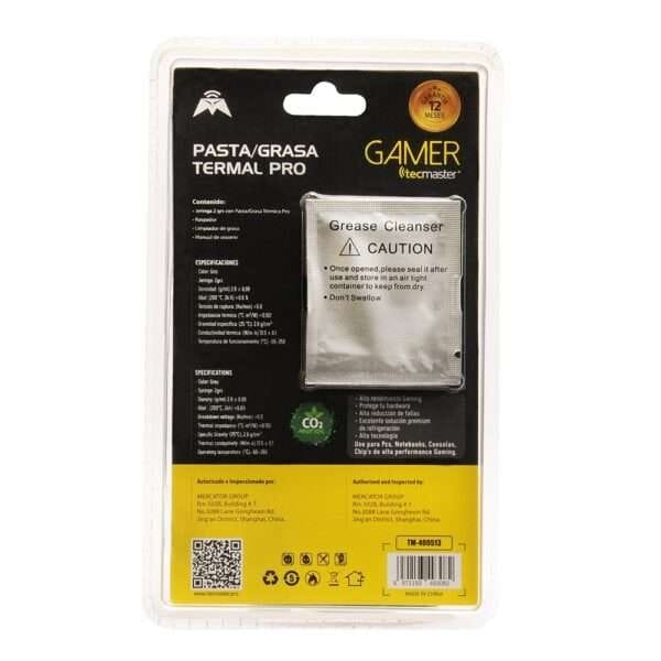 PASTA/GRASA TÉRMICA TECMASTER GAMING PRO - Imagen 4