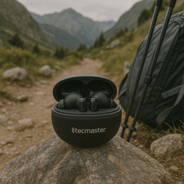 Audífonos earbuds tws + hi-fi + active noise cancelling tecmaster
