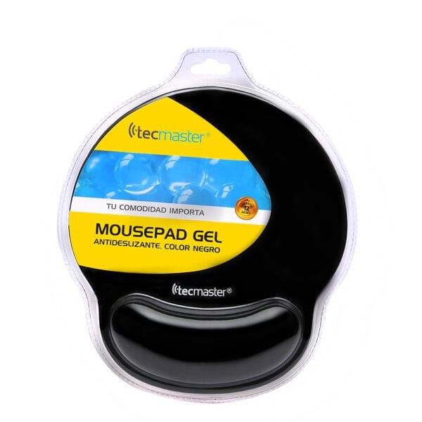 MOUSEPAD TECMASTER DE TELA ANTIDESLIZANTE COLOR NEGRO - Imagen 5
