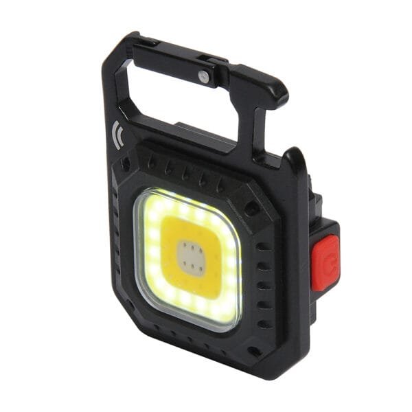 LINTERNA MINI LIGHT OUTDOOR TECMASTER , RECARGABLE TIPO-C + IMÁN + TRÍPODE, COLOR NEGRO - Imagen 3